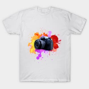 Lumix camera with spray paint T-Shirt